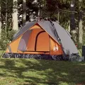 Produktbild: vidaXL Kuppel-Campingzelt 2 Personen Grau und Orange Quick Release