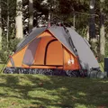 Produktbild: Kuppel-Campingzelt 2 Personen Grau und Orange Quick Release