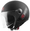 Produktbild: FC-Moto Motorradhelm Square-RS Jethelm, Ratschenverschluss, ECE 22.06