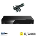 Produktbild: Panasonic Blu-ray Player schwarz mit HDMI, USB, 12 Volt &230 Volt für Wohnmobil
