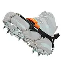 Produktbild: Nortec Spikes ALP 2.0 Made in Italy für Winter Tracking Winter auf EIS und Schnee, Micro Spikes Licht mit Etui (Schwarz, M)