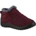 Produktbild: VAN HILL Damen Warm Gefütterte Winter Boots Stiefeletten Bequeme Schuhe 841499, Farbe: Burgund, Größe: 40 - Rot - 40