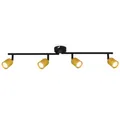 Produktbild: Briloner Spot schwarz-gold 4xGU10 max. 9W excl.