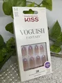 Produktbild: KISS VOGUISH FANTASY Gel Nägel 28 x Kunstnägel + Kleber Gr. M 91903 *neu*