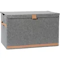 Produktbild: Store It Truhe Premium, Grau, Textil, Holzwerkstoff, 1 Fächer, 37.5x39x62 cm, Deckel, Tragegriff, Deckel aufklappbar, Ordnen & Aufbewahren, Truhen