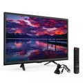 Produktbild: Strong - 24 Zoll (60 cm) HD Fernseher SRT24HE4023-12V Fernseher ideal für Wohnwagen, Wohnmobil - Triple-Tuner - 2 HDMI-Anschlüsse (1 ARC), 1 USB-Port, Mini-AV, Antennen-/SAT-Anschluss - schwarz