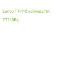 Produktbild: Lenco TT-110 schwarz/rot TT110BL (8711902044888)