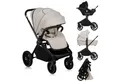 Produktbild: lionelo Kombi-Kinderwagen MIKA PLUS 3IN1, (Set), 3in1 Set mit Astrid i-size/XXL-Verdeck/Komfortable Dämpfung