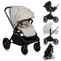 Produktbild: 3 in 1 Kombi-Kinderwagen LIONELO® Buggy Reisebuggy inkl. Auto- Babyschale