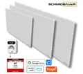 Produktbild: Schmidbauer Infrarotheizung Hybrid 300 -1100W Elektroheizkörper 5 Jahre Garantie Wand/Fuß Montage