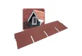 Produktbild: DAPRONA Dachschindeln Dachschindeln Rechteck 1m x 32cm, Rot, (20-St), Bitumenschindeln für Gartenhaus, Carport