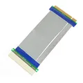 Produktbild: Q31 PCI Riser Karte Extender Adapter Flex Verlängerungskabel 19cm Flachband für PCI Slot Low Profile Server PC Gehäuse Kompaktgehäuse ohne Treiber Plug & Play werkzeugfrei