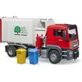 Produktbild: BRUDER MAN TGS Hecklader Müll-LKW mit 2 Tonnen, 1:16 Maßstab Spielzeugfahrzeug ab 3 Jahre