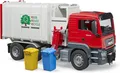 Produktbild: bruder 03761 - Man TGS Seitenlader Müll-LKW - 1:16 Müllabfuhr Müllauto Müllwagen