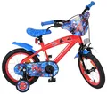 Produktbild: Volare Spider-Man Kinderfahrrad 14 Zoll | 3,5–5 Jahre | Hand- & Rücktrittbremse, Stützräder, Kettenschutz, Reflektoren | Verstellbarer Sattel | Geschenk für Jungen & Mädchen