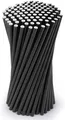 Produktbild: Vicloon 100x Strohhalme Papier, Trinkhalme Papier Biologisch Abbaubare, Schwarz