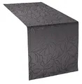 Produktbild: Erwin Müller Outdoor-Tischläufer Terrassa abwaschbar anthrazit Größe 40x130 cm
