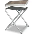 Produktbild: Campinghocker Klapphocker Mit Mdf Tisch Aus Aluminium Leichter Kleiner Aussenstuhl Für Camping, Angeln, Picknick, Reisen Und Wandern - Homecall