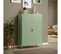 Produktbild: skølm Kommode Ituri aus Metall (Mintgrün), Highboard mit 2 Einlegeböden, höhenverstellbare Füße