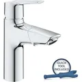 Produktbild: QuickFix Start - Waschtischarmatur mit herausziehbarem Auslauf und Ablauf Push-Open, Chrom 24205003 - Grohe