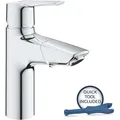 Produktbild: Quickfix Start - Waschtischarmatur Mit Herausziehbarem Auslauf Und Ablauf Push-open, Chrom 24205003 - Grohe