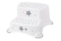 Produktbild: 4052396044874 Podest 2 stopniowy antypoślizgowy Stars biały Keeeper