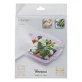Produktbild: Whirlpool STM008 - Mikrowellenzubehör/Dampfgarbehälter für die Mikrowelle (rechteckig)/ Dampfgarer für die Mikrowelle/ 24 x 20 cm
