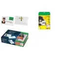 Produktbild: Sigel - Weiß - 54 x 90 mm - 185 g/m² - 100 Stck. (10 Bogen x 10) Namensbadge-Karten