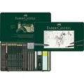 Produktbild: Faber-Castell Zeichenset Pitt 112974, Graphit-Set mit Zubehör, 26-teilig