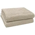Produktbild: Zollner Badetuch,, Cappuccino, Textil, 100x150 cm, Oeko-Tex® Standard 100, Badtextilien, Badetücher