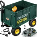 Produktbild: Transportwagen Bollerwagen Gartenwagen 550kg Luftbereift Gerätewagen Handwagen