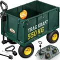 Produktbild: Bollerwagen Gartenwagen Transportwagen Schwerlast Handwagen mit 4 Rädern, 550kg