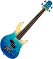 Produktbild: Flight Mini Bass Solid Body Transparent Blue E-Bass Tonabnehmer Gigbag Tasche