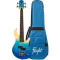 Produktbild: FLIGHT Mini Bass Ukulele Transparent Blue