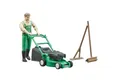 Produktbild: Bruder® Spielfigur bruder bworld Gärtner mit Rasenmäher, Spielfigur