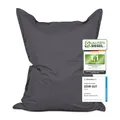 Produktbild: Lumaland Riesensitzsack XXL, Indoor & Outdoor140 x 180 cm, Anthrazit