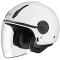 Produktbild: SMK Motorradhelm Laminar Jethelm, Atmungsaktiv, Antistatisch, Aerodynamisch, ECE 22.06 weiß XS (54)