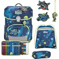 Produktbild: Scout Schulranzen LED Neo Set 4-teilig Planets dunkelblau - Dunkelblau