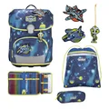 Produktbild: Scout Schulranzen-Set Neo Exklusiv LED Planets 21,5 L Vol 1200gr leicht leuchtet