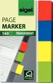 Produktbild: 1 bis 60x sigel Haftmarker Transparent, 50 x 20 mm, 160 Blatt - SPARE BIS ZU 68%