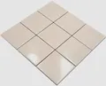 Produktbild: Mosani Mosaikfliesen Mosaik Fliese Wand Keramik beige glänzend Fliese WC Bad Küche