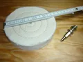 Produktbild: Glanz  Polierscheibe  Baumwolle 125mm für Bohrmaschine Polier-Aufsatz