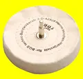Produktbild: BGS 3989 Polierscheibe aus Baumwolle Ø125mm mit Spanndorn Ø6mm für Bohrmaschine