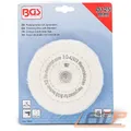 Produktbild: BGS POLIERSCHEIBE BAUMWOLLE 6 mm SPANNDORN Ø 125 x 22 mm METALL POLIEREN