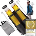 Produktbild: XXL Bierrucksack Duo 6 Liter Getränkespender Rucksack mit 2 Zapfpistolen & Schläuchen für Party, Festival & JGA – Tragbare Bierzapfanlage