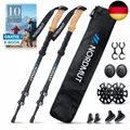 Produktbild: Wanderstöcke Teleskop Carbon | Nordic Walking Stöcke Damen und Herren | U