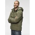 Produktbild: Steppjacke BRUNO BANANI, Damen, Gr. M (50), grün (olivgrün), Obermaterial: 100% Polyester. Futter: 100% Polyester. Wattierung: 100% Polyester, normal, Bündchen, Jacken Steppjacke, leicht, wasserabweisend, modischer Stil, mit dekorativen Badges