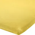 Produktbild: Erwin Müller Topper-Spannbettlaken Freising Elasthan-Jersey-Stretch - gelb Größe 120x200 cm - 130x220 cm - dehnbar, antipilling, bügelfrei, Rundumgummi