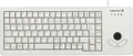 Produktbild: Cherry Tastaur XS Trackball Keyboard G84-5400, QWERTZ, mit 2 Maustasten, USB-Anschluss, hellgrau 175821