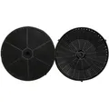 Produktbild: Kit 2 aktive Holzkohlefilter (17,3 x 4,35 cm) für Elica Hoods